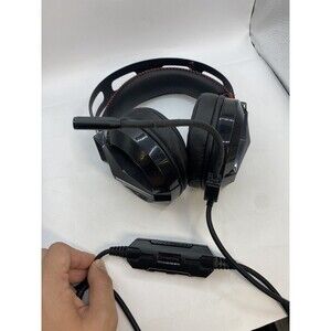 Combatwing Gaming Headset with Mic, Surround Sound, Wired, M180 PRO, Black Read